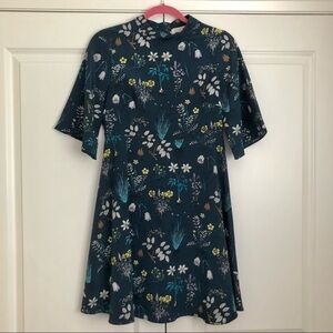 Molley Bracken | Blue Floral A-Line Dress 💙